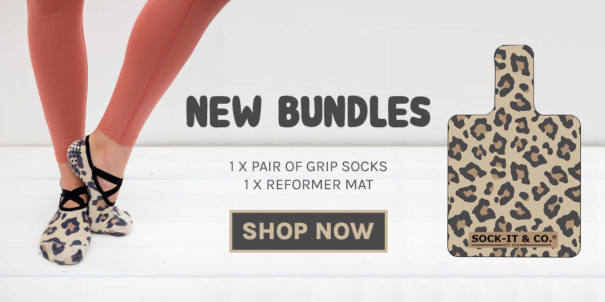 Reformer Pilates Mat and Grip Sock Bundle - SOCK-IT & CO.