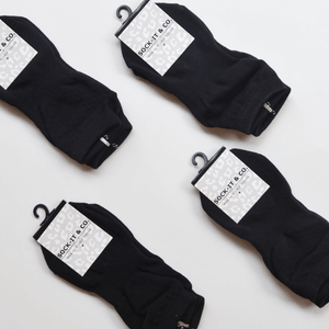 Black Classic Grip Socks - SOCK-IT & CO.