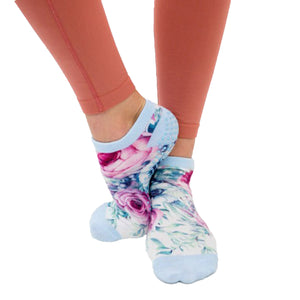 Blossom Flower Non-Slip Grip Socks for pilates - Sock-It and Co